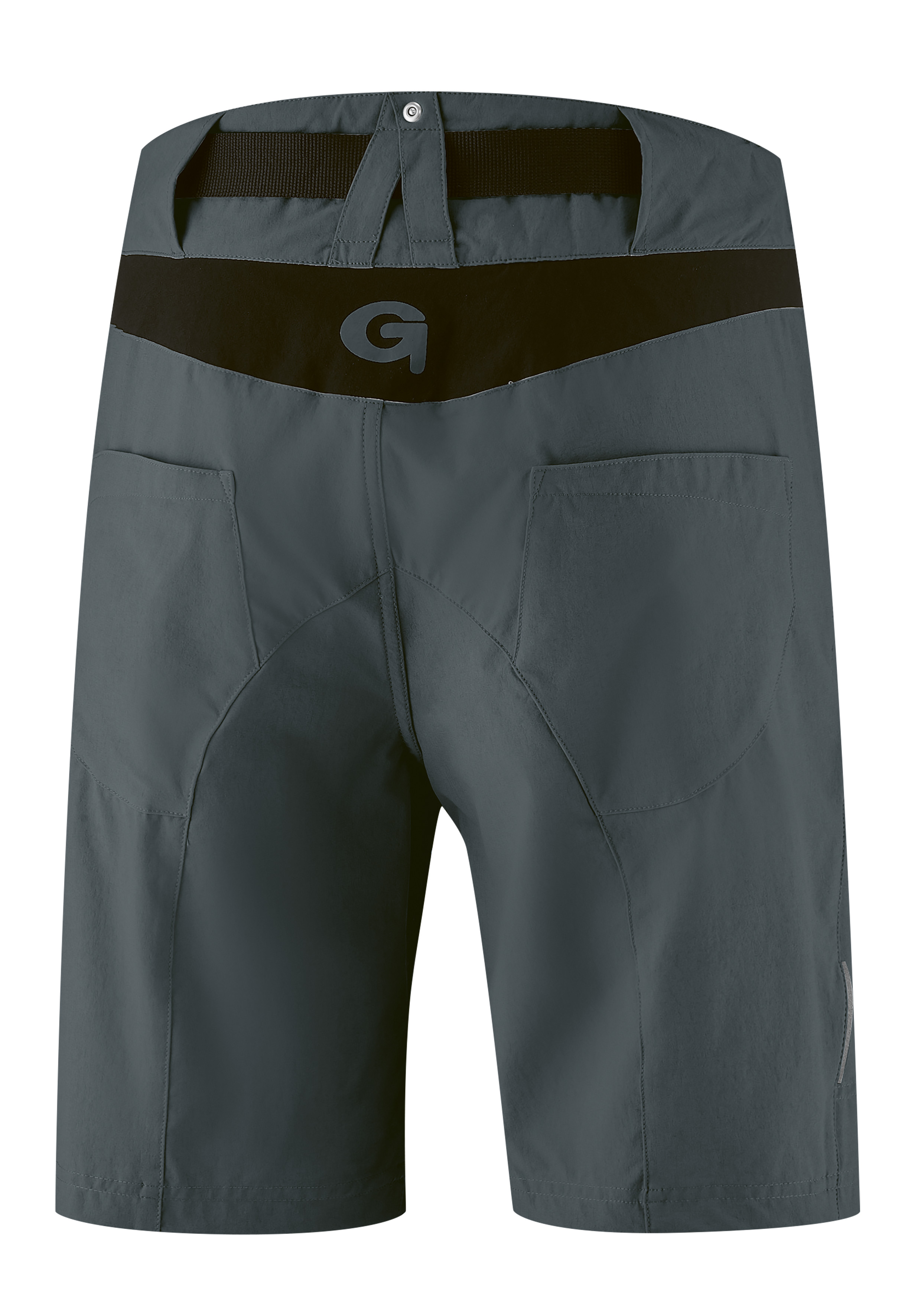 Boardshorts, Schwimmbadehose, Hintertasche, Grau, Polyester, kurzehosen, boardshorts, grau, rueckenpanel, taschen