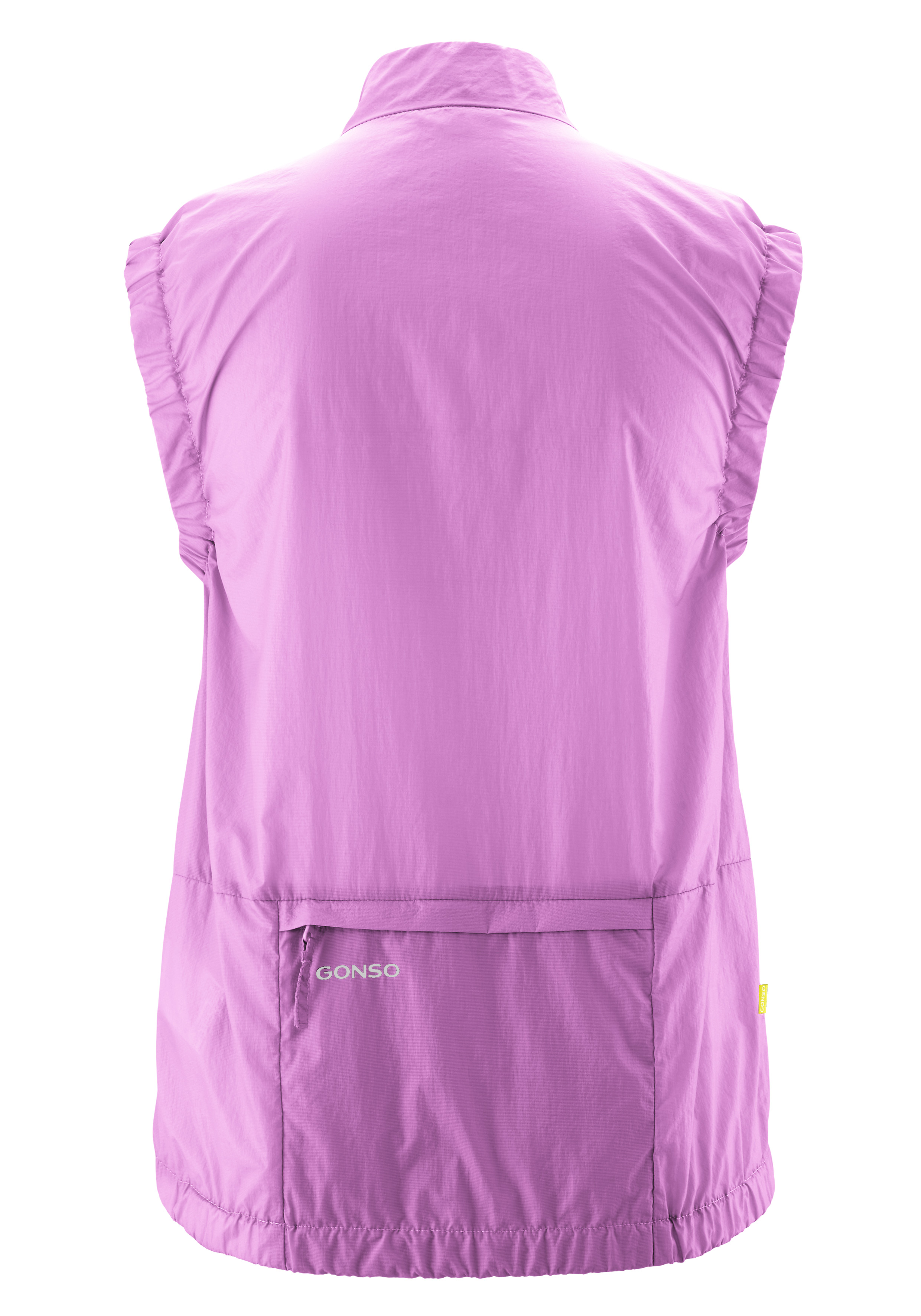 pinkes Weste, mellowärmendes, ohne Ärmel, Tasche, Gonso-Marke