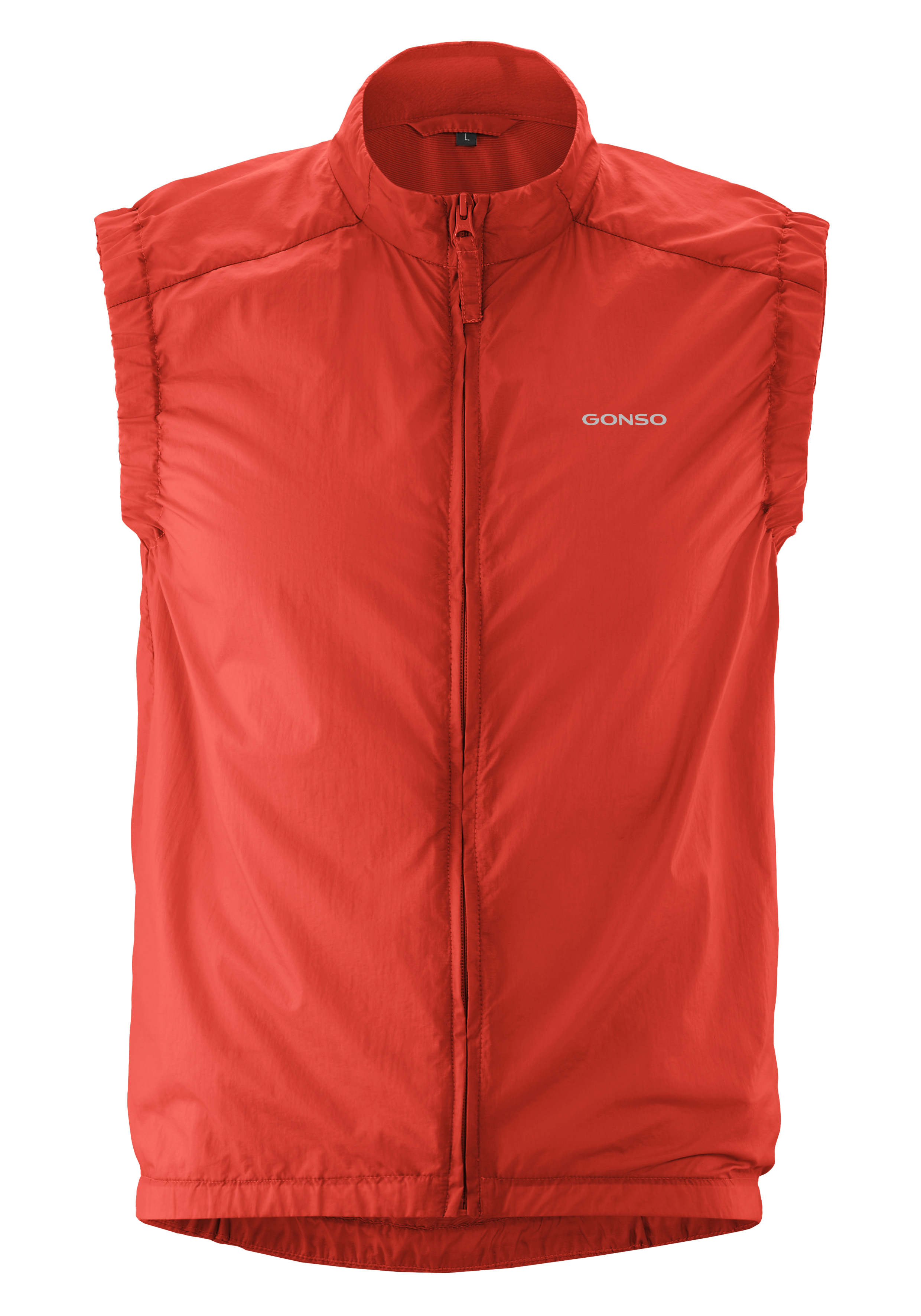 Adventure Vest Wind M Weste, Gilet, Reißverschluss, ohne Ärmel, rot