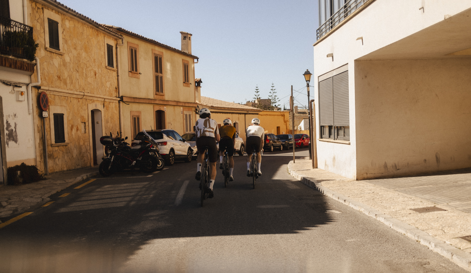 Straße, Fahrräder, Gruppenfahrt, Radsportler, städtische Straße