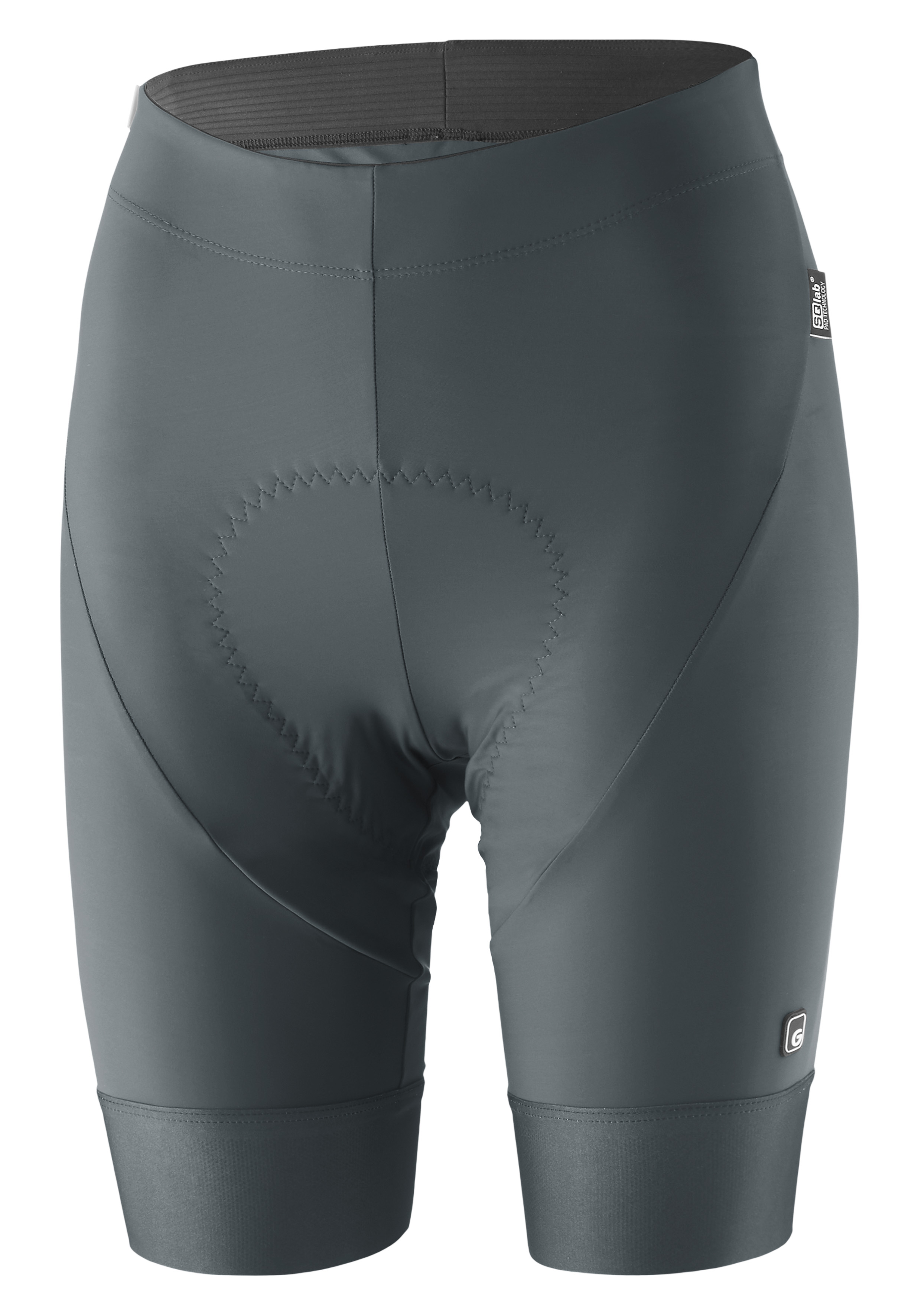 cycling shorts, Pad, Stitching, Grau, Knielänge, cycling shorts, Kompressionsshorts, mittellang, grau, Steppung