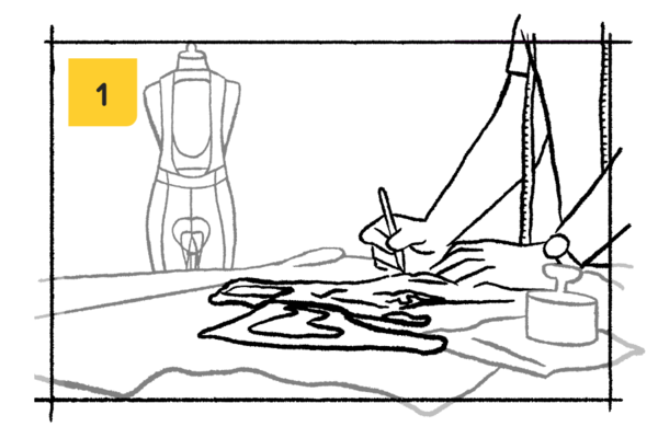 Diagramm, Handlung, Person