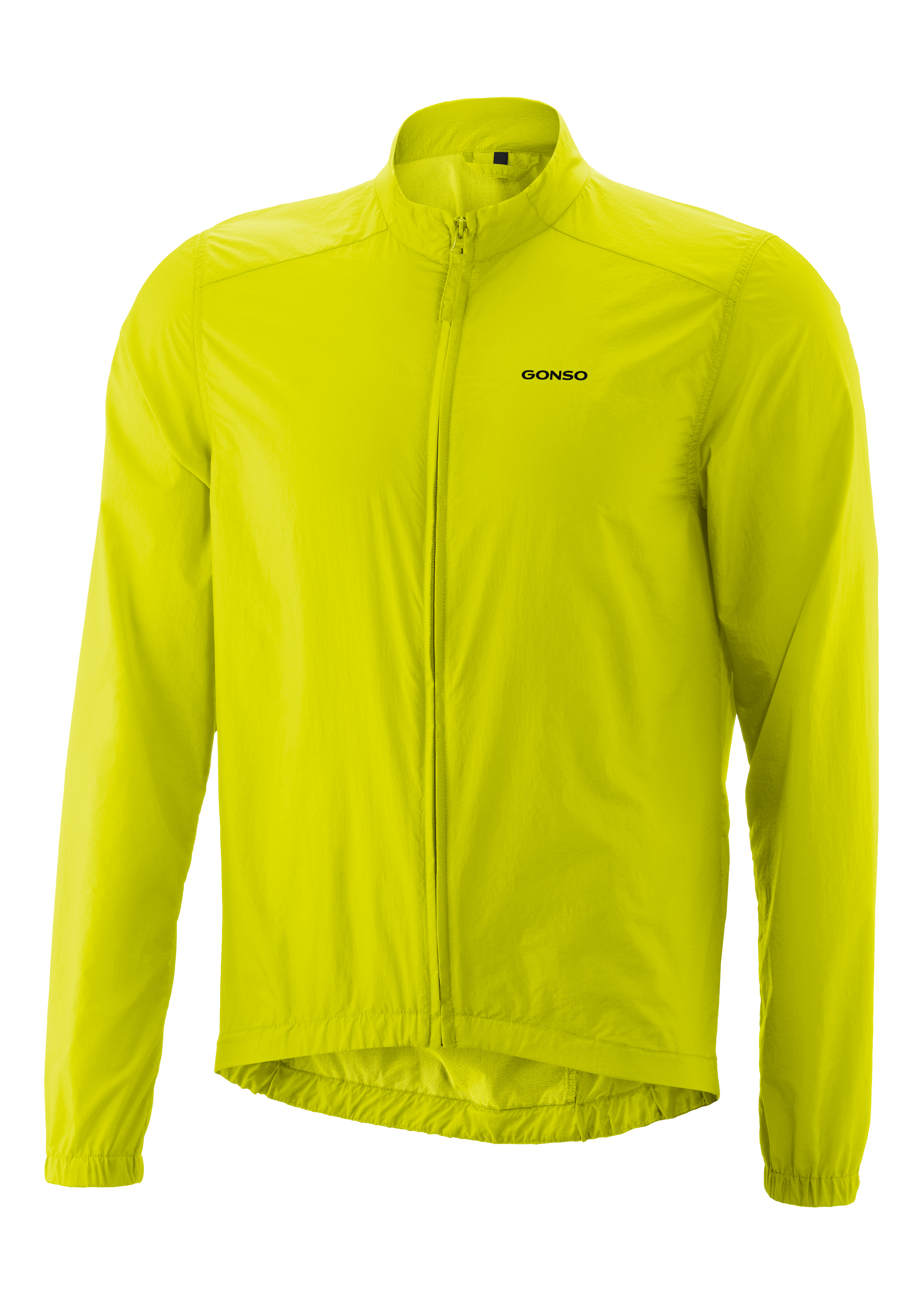Regenjacke, Nylon, Laufjacke, Zweckjacke, Leuchtgelb